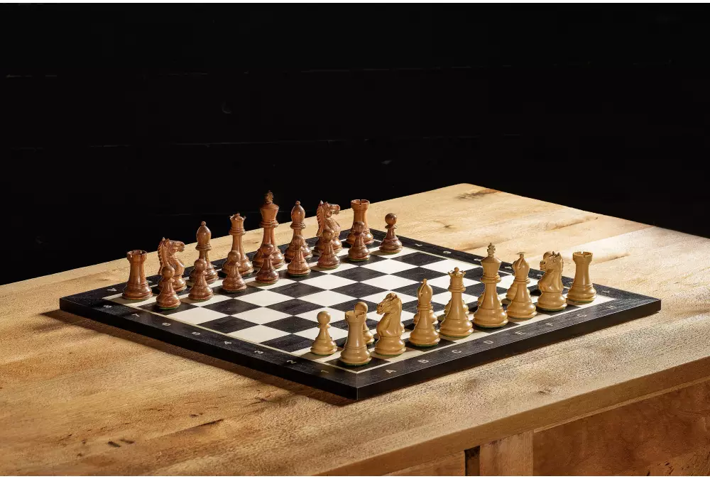 Figury szachowe Supreme Akacja/Bukszpan 3,5 cala